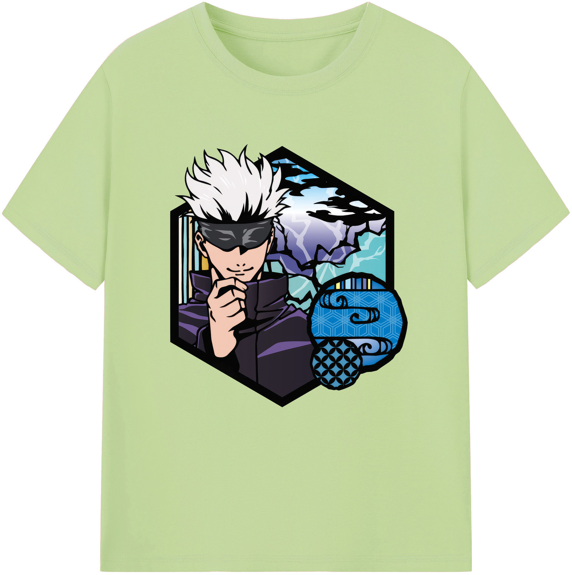 （画像用） 呪術廻戦 Jujutsu Kaisen 綿100％半袖Tシャツ（フロントプリント）